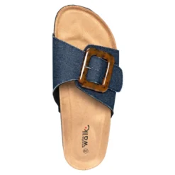 Klett-Pantolette „Miriam“ jeans