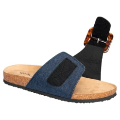 Klett-Pantolette „Miriam“ jeans