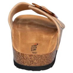 Klett-Pantolette „Miriam“ taupe