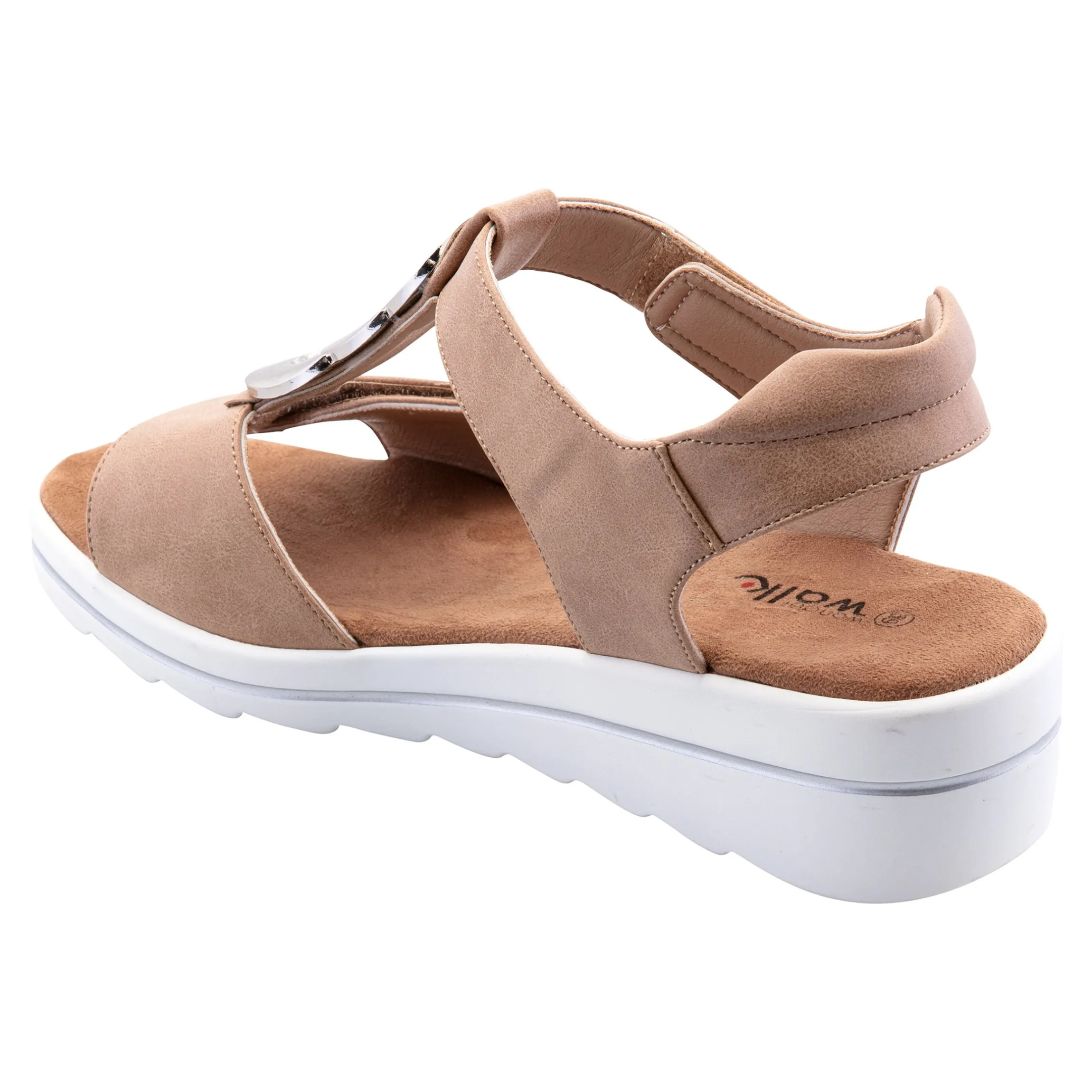 Klett-Sandale "Elegant" cappuccino
