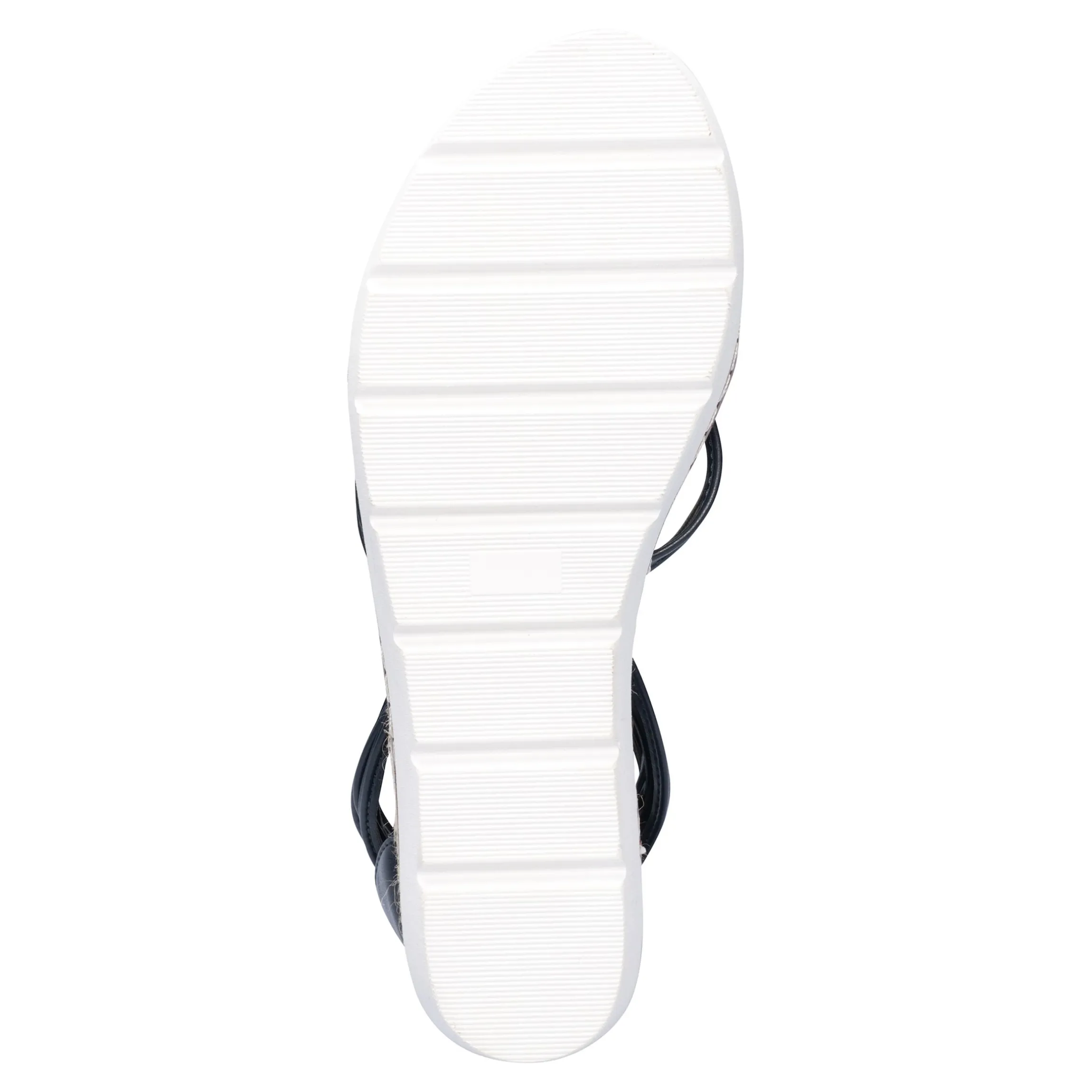 Knöchel-Sandalette "Blume" marine