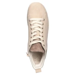 Knöchel-Sneaker mit Reißverschluss „Sabine“ beige