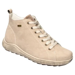 Knöchel-Sneaker mit Reißverschluss „Sabine“ beige