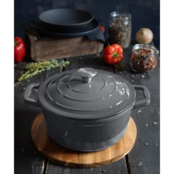 Kochtopf Gusseisen rund, 4,5l