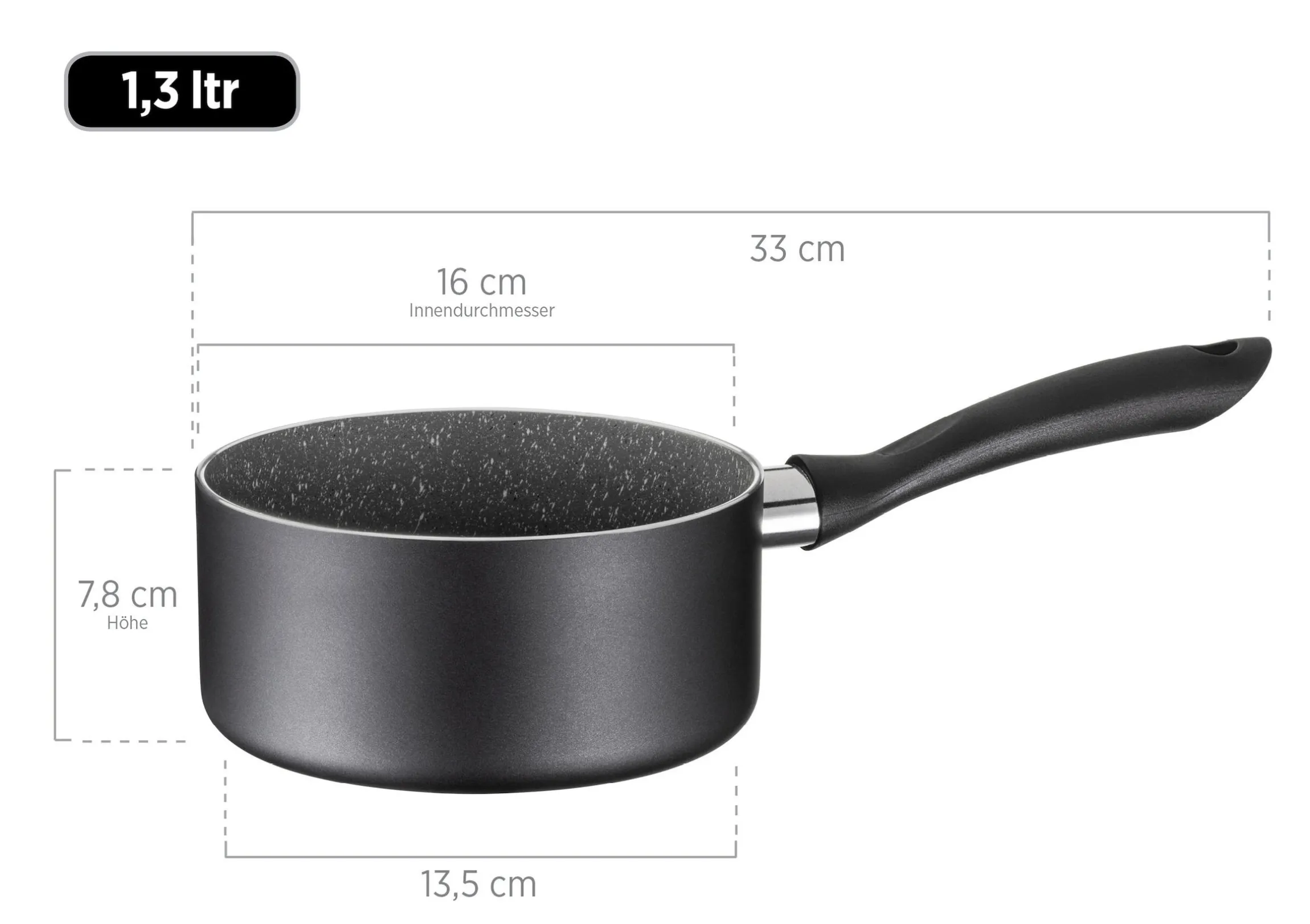 Kochtopf-Set, Aluminium Izar