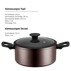 Kochtopfset, Aluminium Stellara