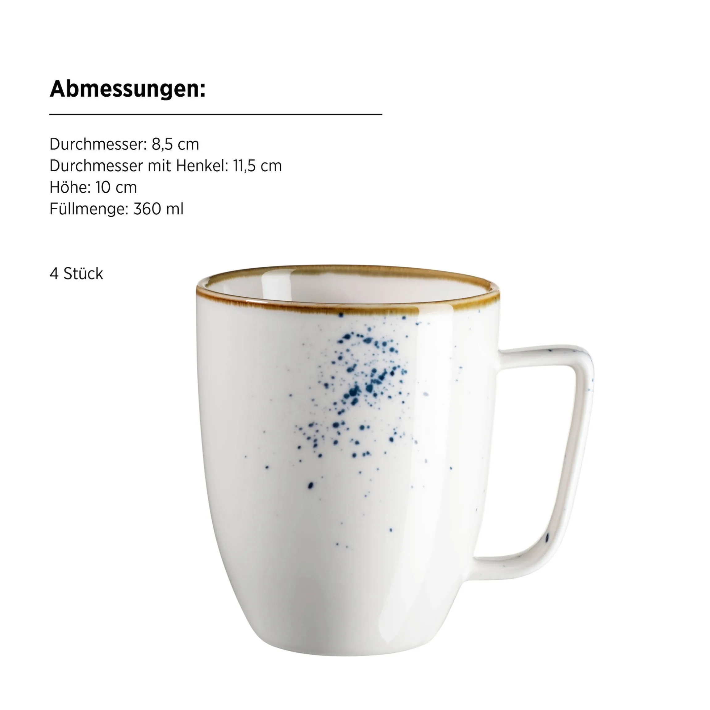 Kombiservice, Porzellan Pintar Beige / Blau
