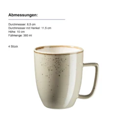 Kombiservice, Porzellan Pintar Olivgrau