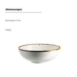 Kombiservice, Porzellan Pintar Beige / Braun