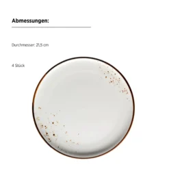 Kombiservice, Porzellan Pintar Beige / Braun