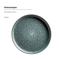 Kombiservice, Steinzeug Filippa Grün