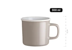 Kombiservice, Steinzeug Maila Petrol, Altrosa, Beige, Dunkelblau