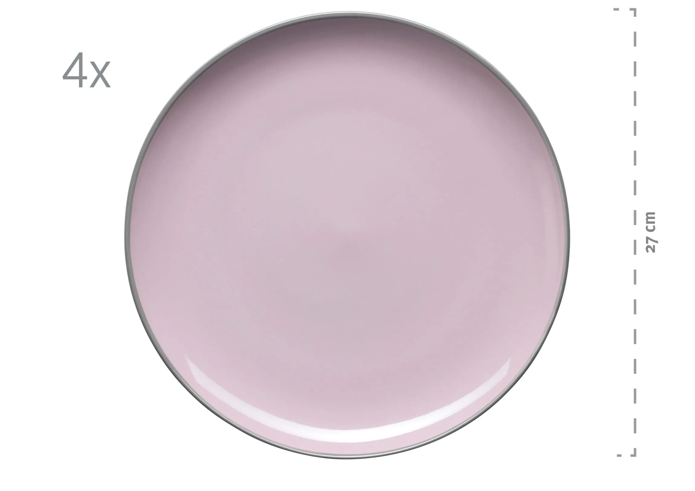 Kombiservice, Steinzeug Maila Petrol, Altrosa, Beige, Dunkelblau