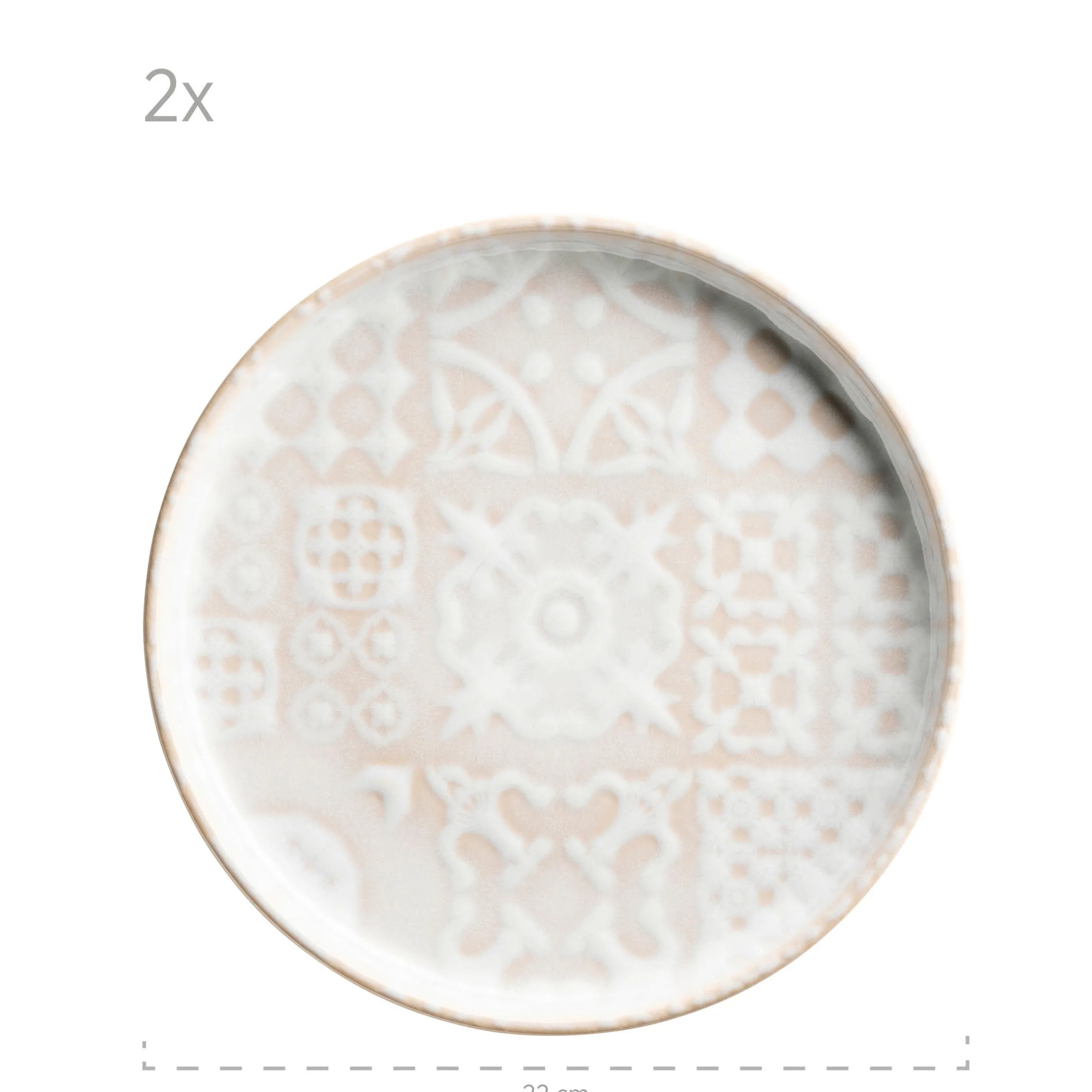 Kombiservice, Steinzeug Trad. Tiles Weiß