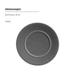 Kombiservice, Steinzeug Unico Grau