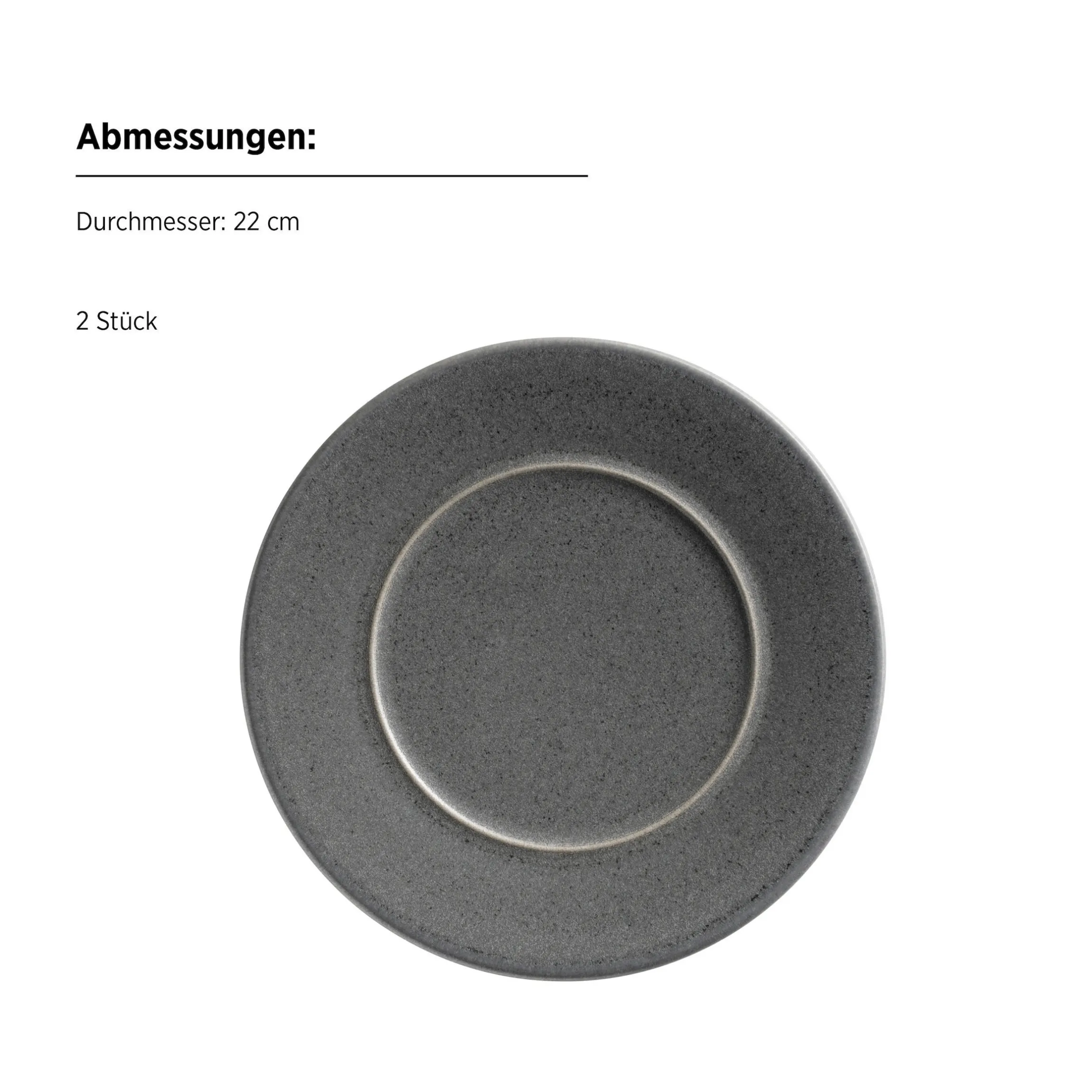 Kombiservice, Steinzeug Unico Grau