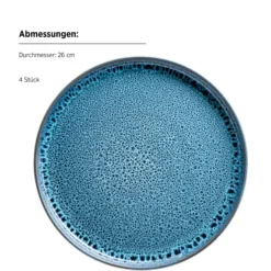 Kombiset, Steinzeug Malea Blau