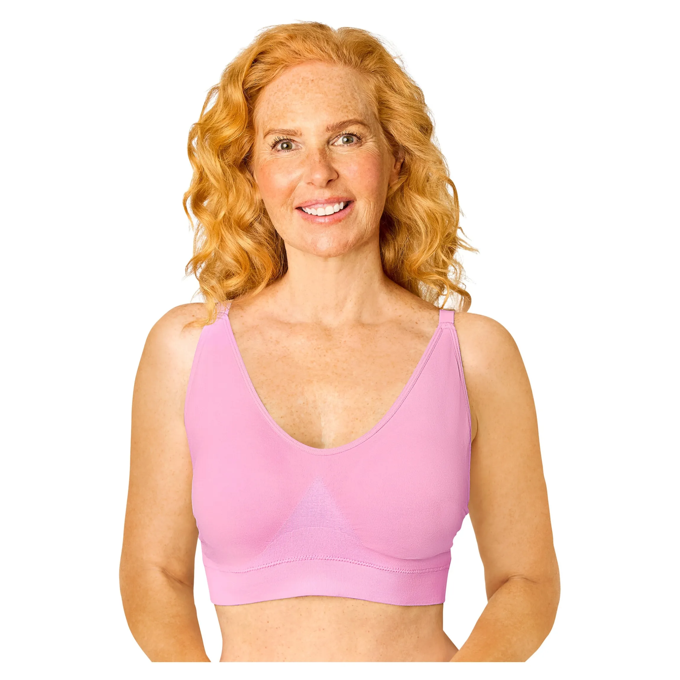 Komfort-Bustier, verstellbar rosa
