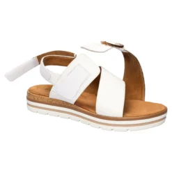 Komfort-Fashionsandale ­„Franka“ weiß
