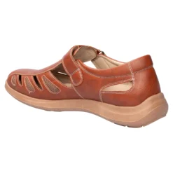 Komfort-Herrensandale "Helmut" cognac