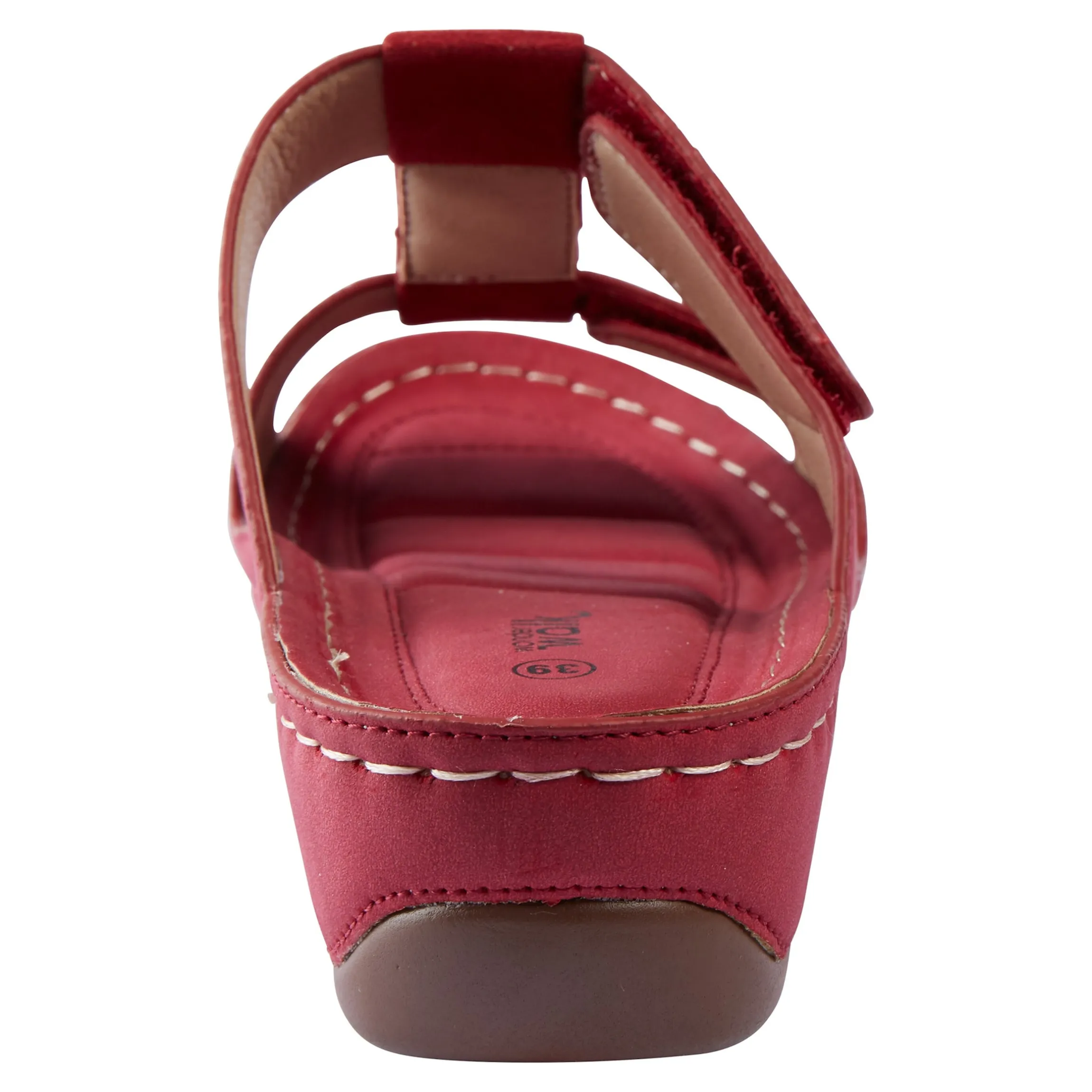 Komfort-Klettpantolette "Mia" beere