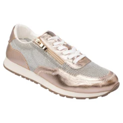 Komfort-Meshsneaker H-Weite „Martina“ gold