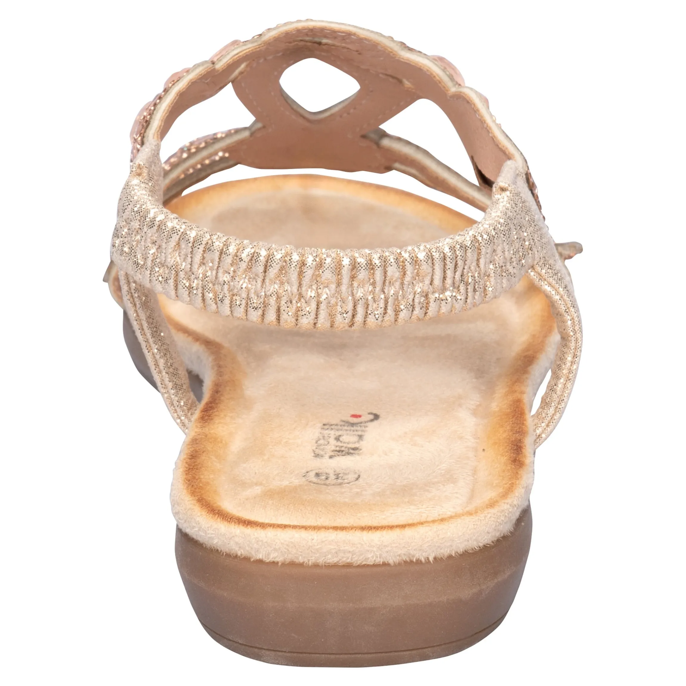 Komfort-Sandale "Elegant" rosegold