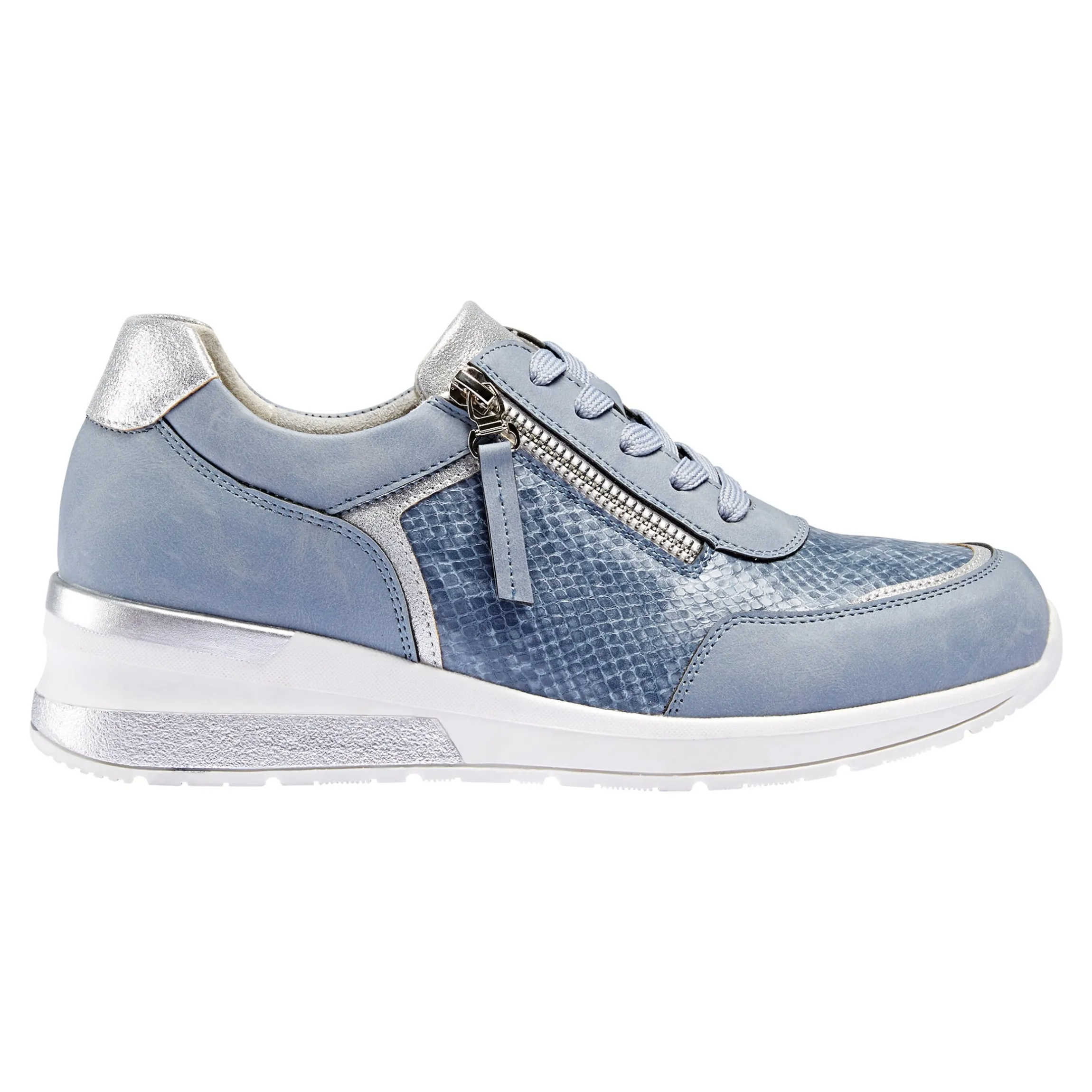 Komfort-Sneaker "Evi" rauchblau