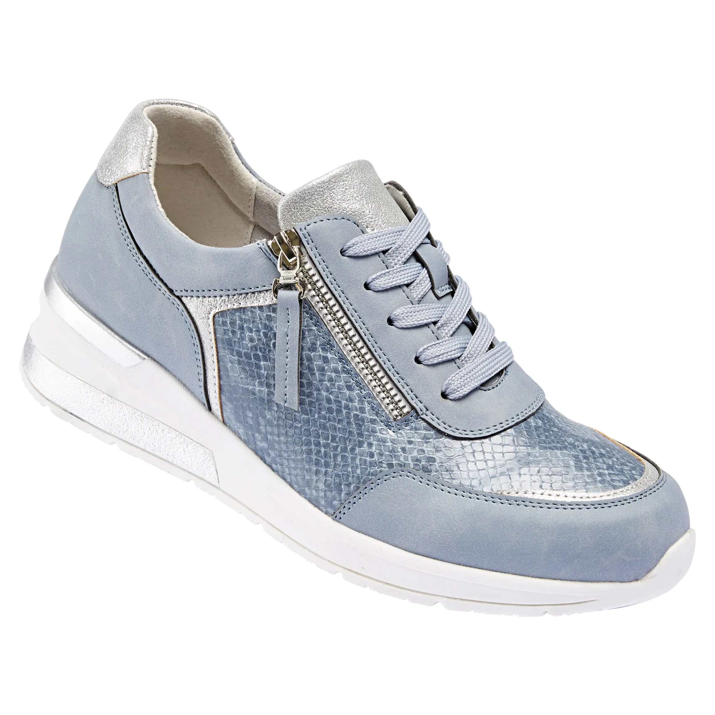 Komfort-Sneaker "Evi" rauchblau
