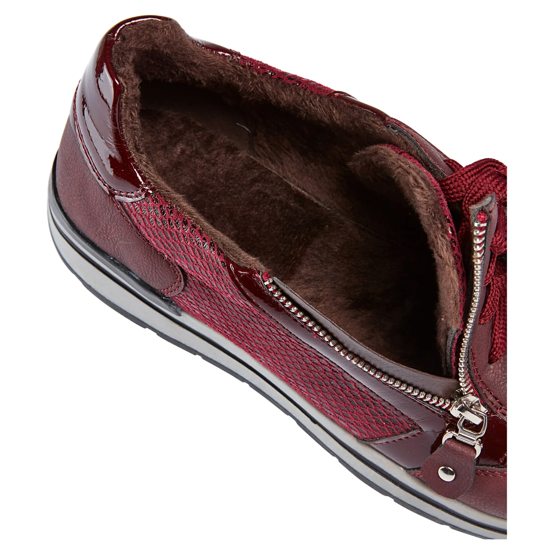 Komfort-Sneaker "Maren" bordeaux