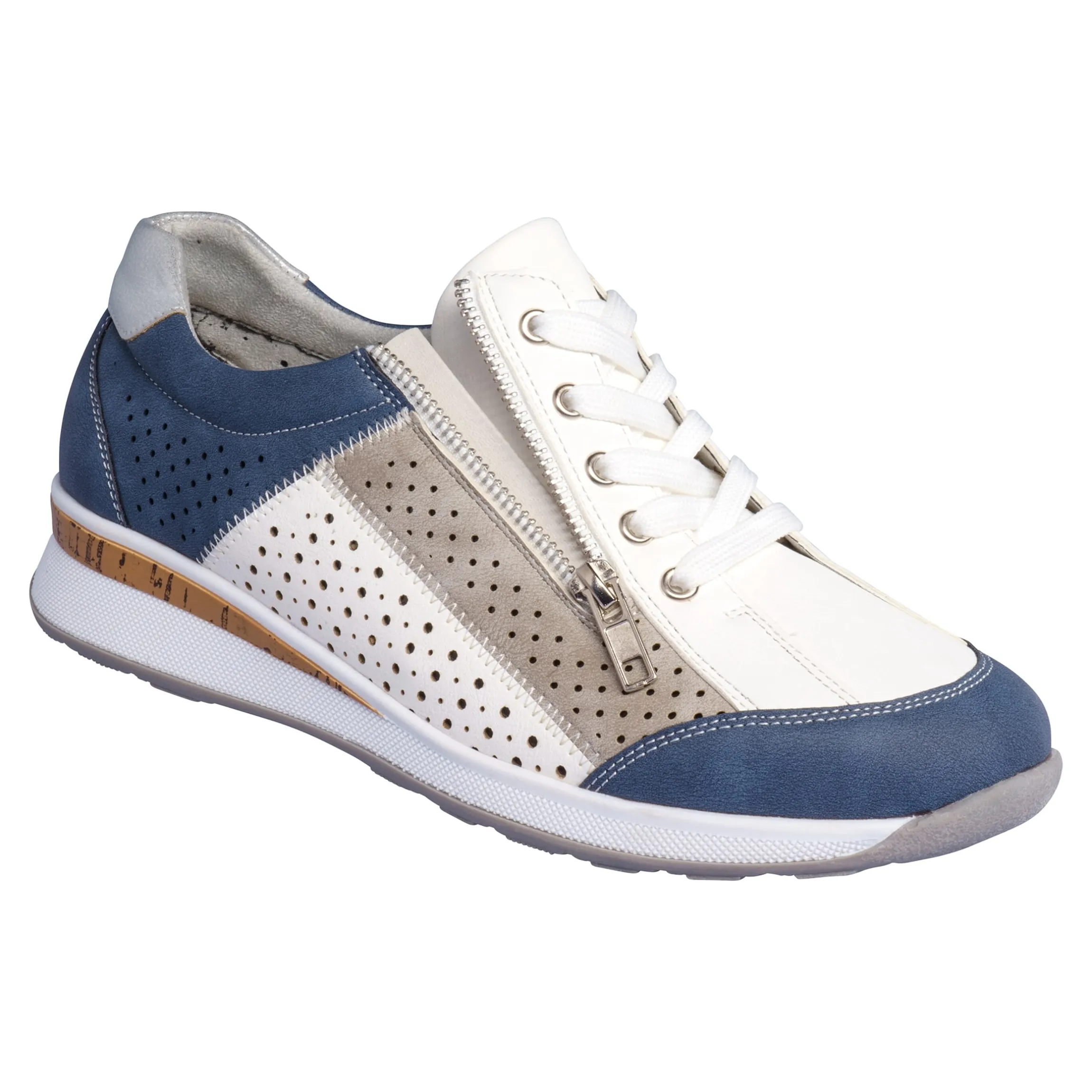 Komfort-Sneaker "Marion" blau/grau