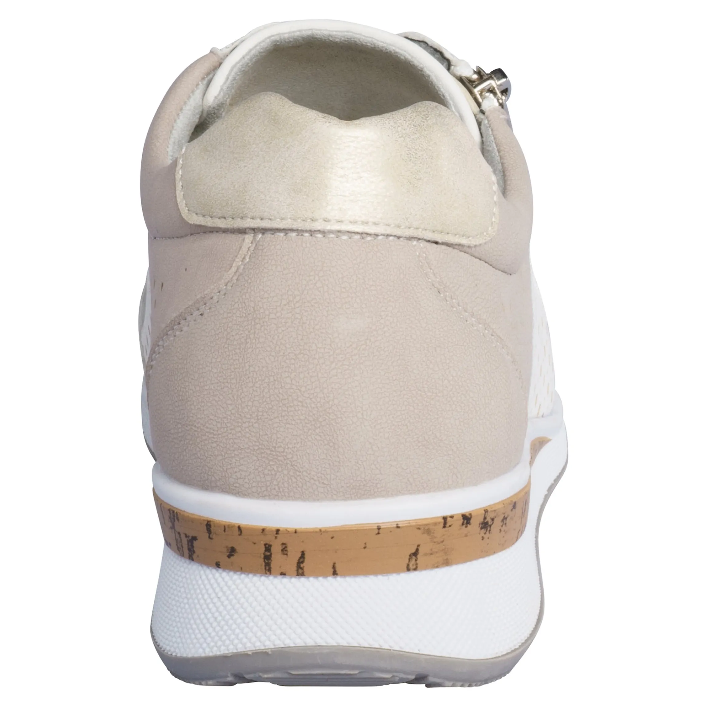 Komfort-Sneaker "Marion" taupe/grün