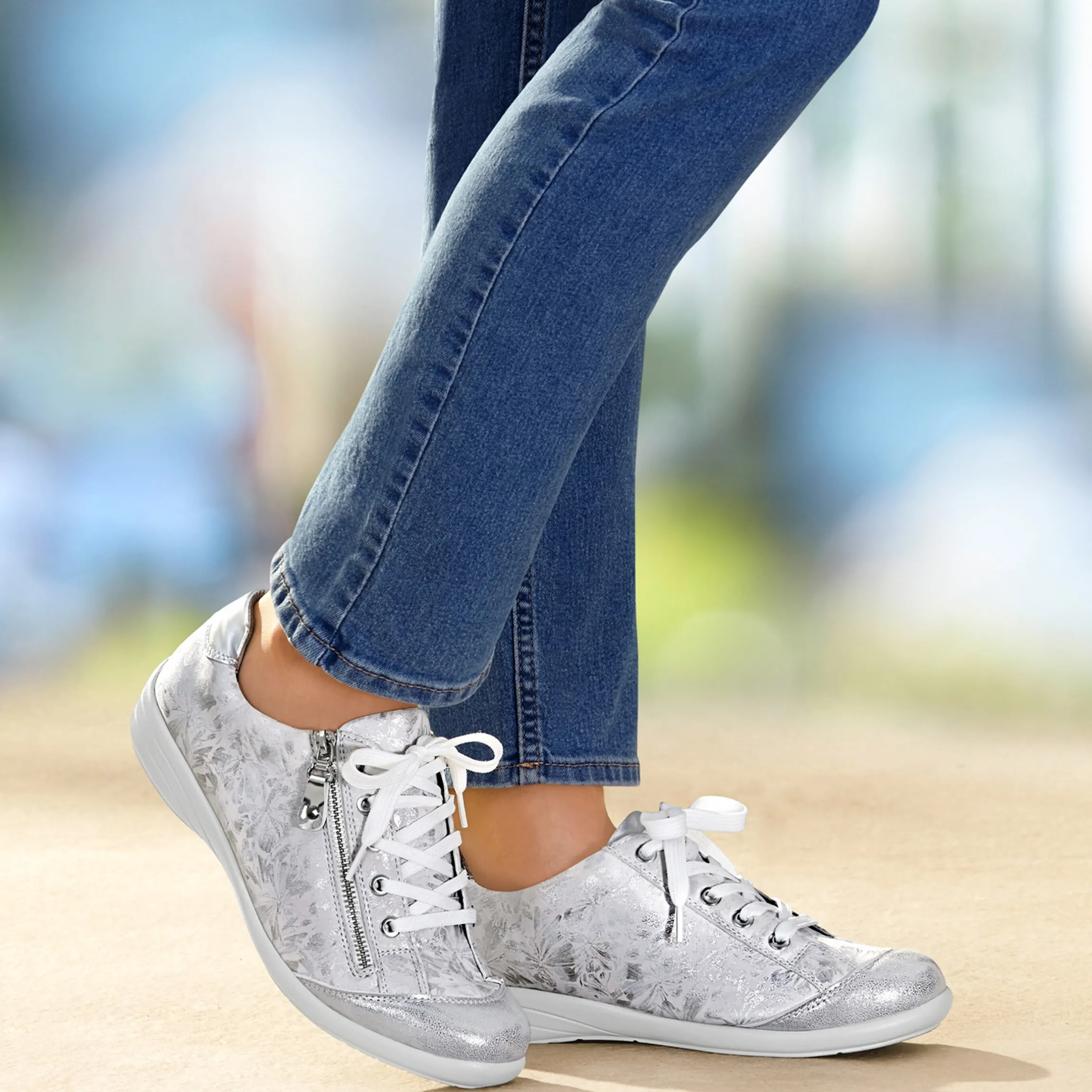Komfort-Sneaker "Melissa" ecru