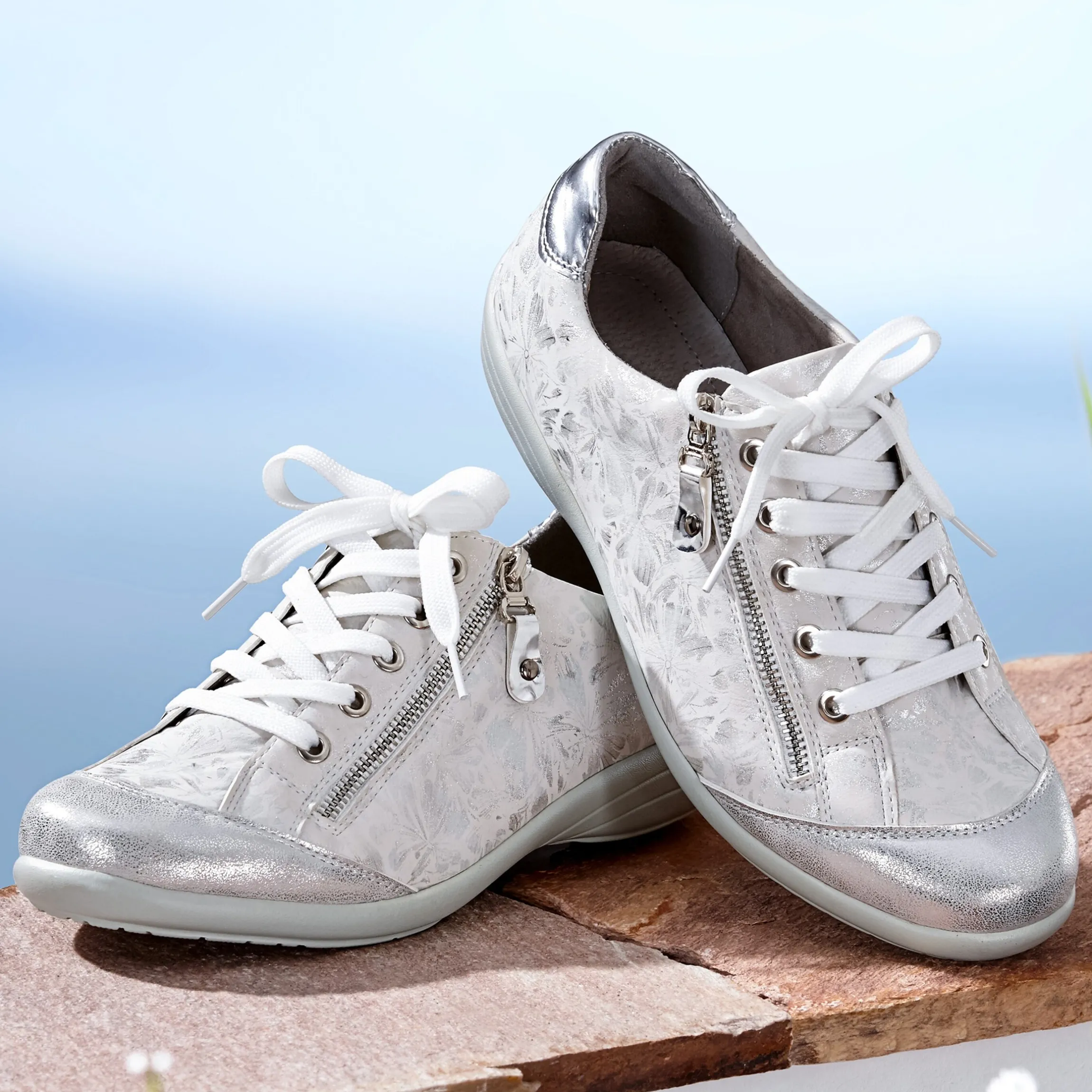 Komfort-Sneaker "Melissa" ecru
