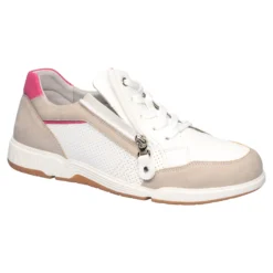 Komfort-Sneaker mit Leder-Decksohle „Lena“ pink