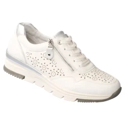 Komfort-Sneaker mit Leder „Isabelle“ weiß