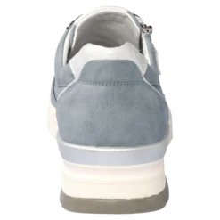 Komfort-Sneaker mit Leder „Isabelle“ rauchblau