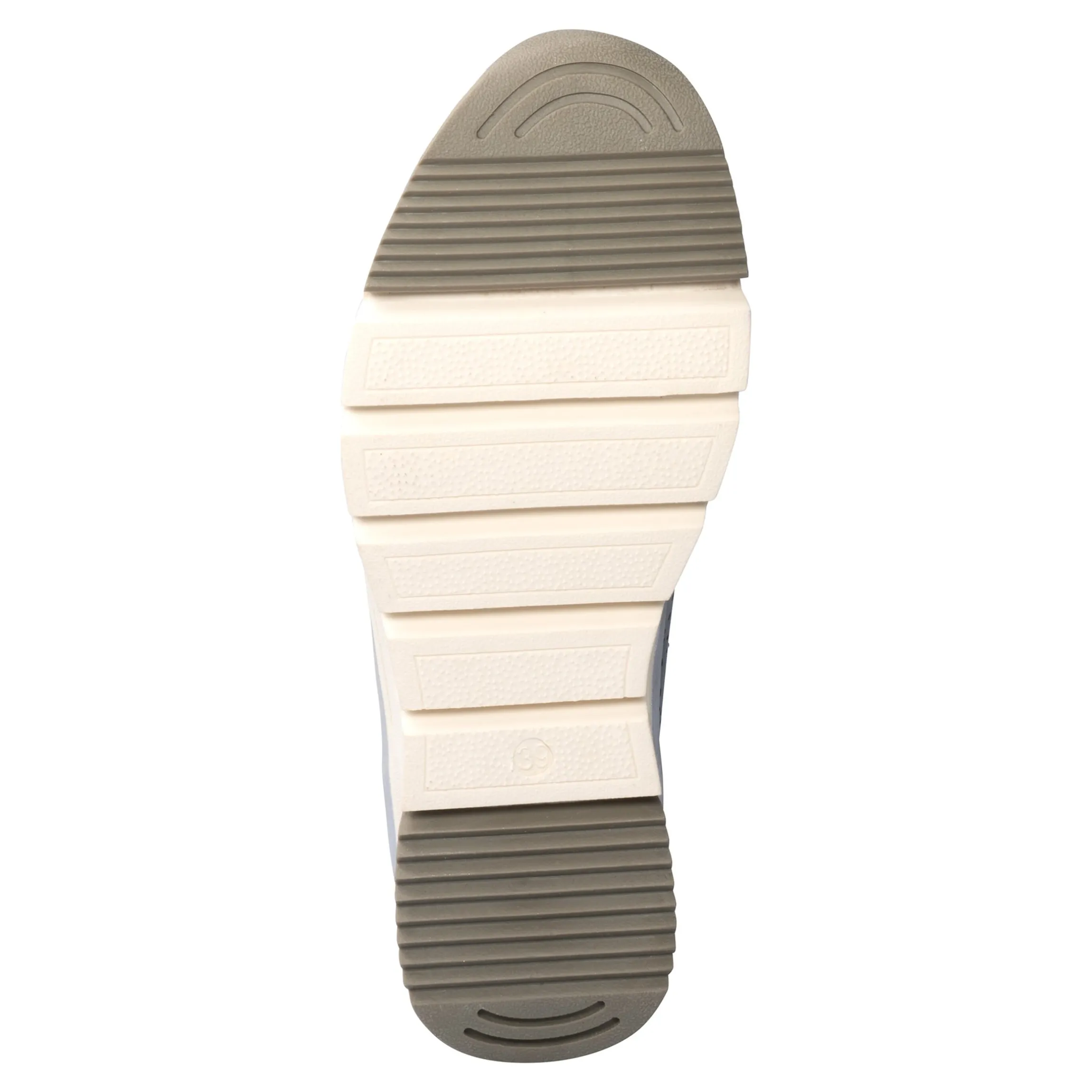 Komfort-Sneaker mit Leder „Isabelle“ rauchblau
