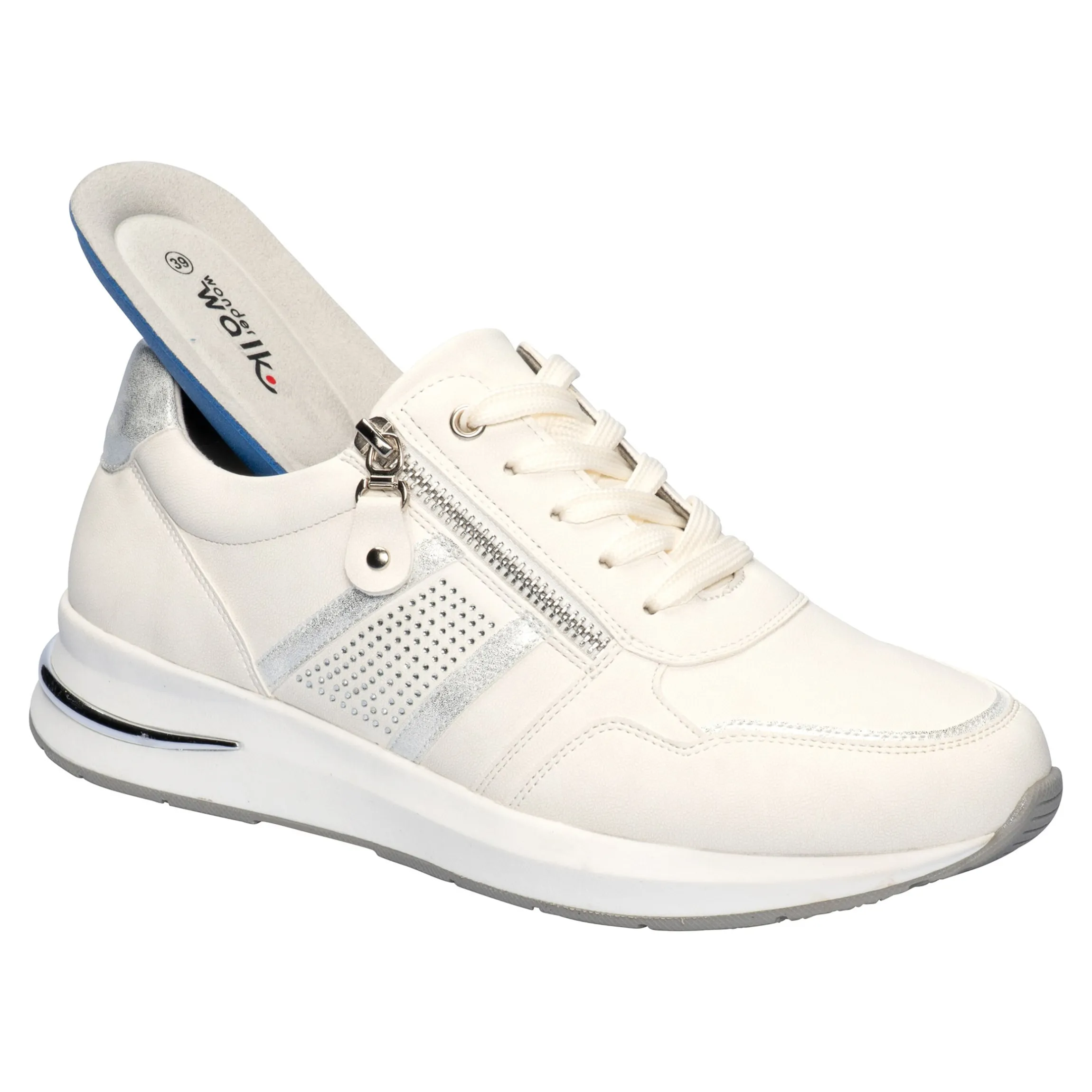 Komfort-Sneaker „Nadine“ weiß