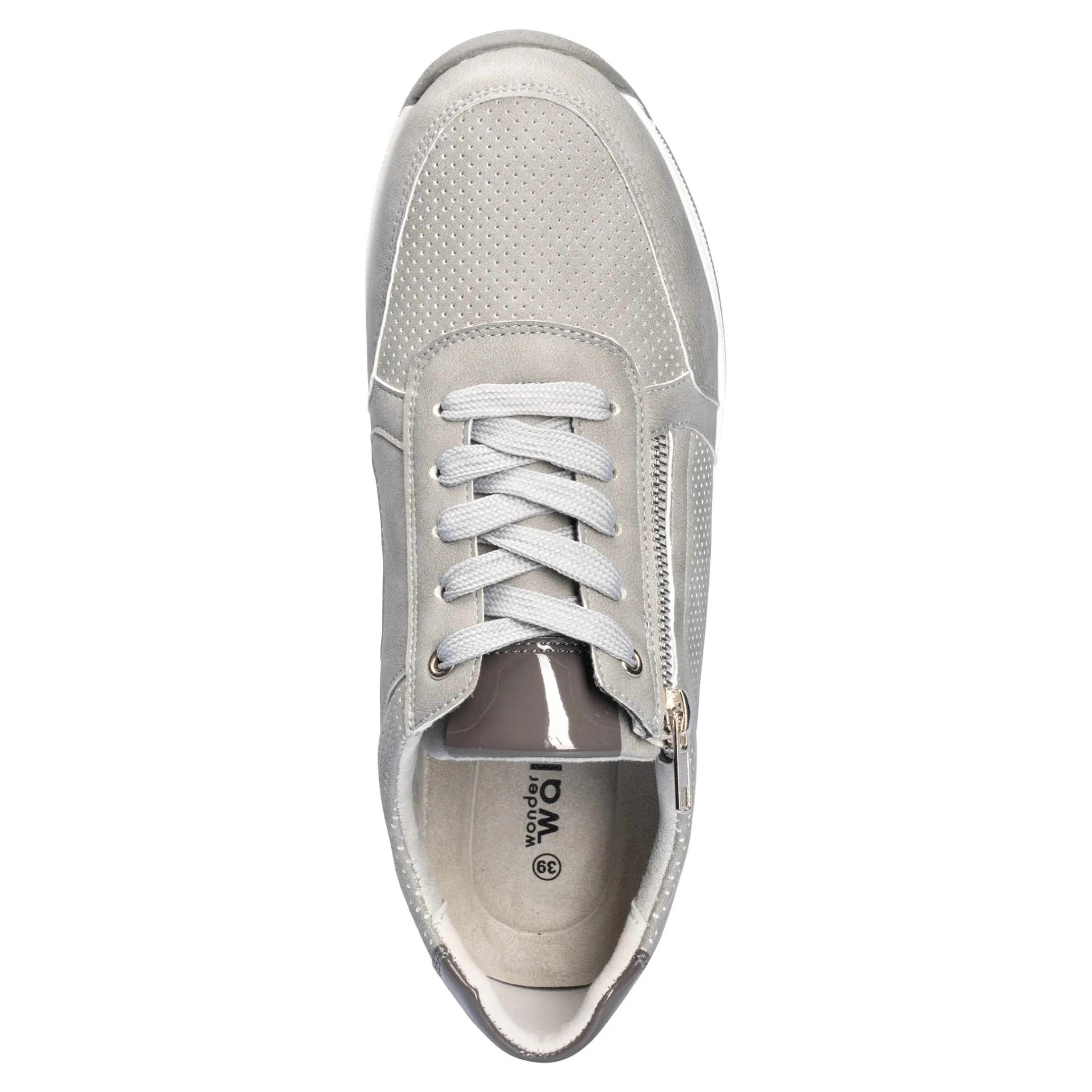 Komfort-Wechselsneaker „Julia“ mit Austauschsohle grau