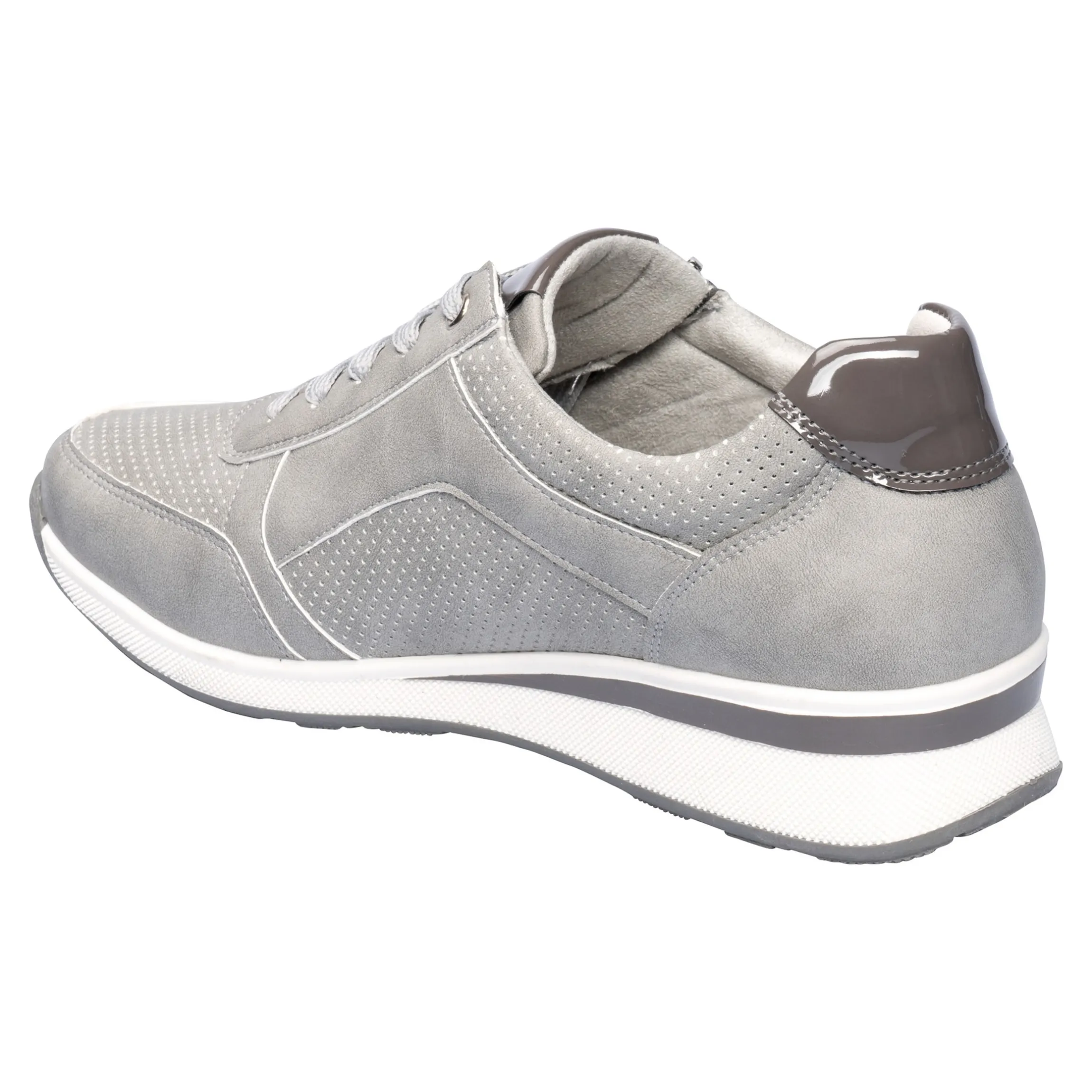 Komfort-Wechselsneaker „Julia“ mit Austauschsohle grau