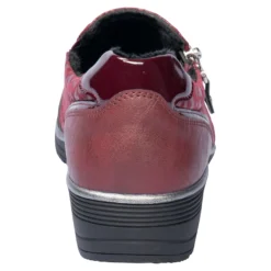 Komfort-Wärmehalbschuh „Leo“ bordeaux