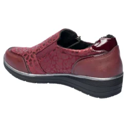 Komfort-Wärmehalbschuh „Leo“ bordeaux