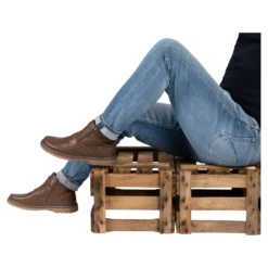 Komfort-Wärmestiefel mit Leder 