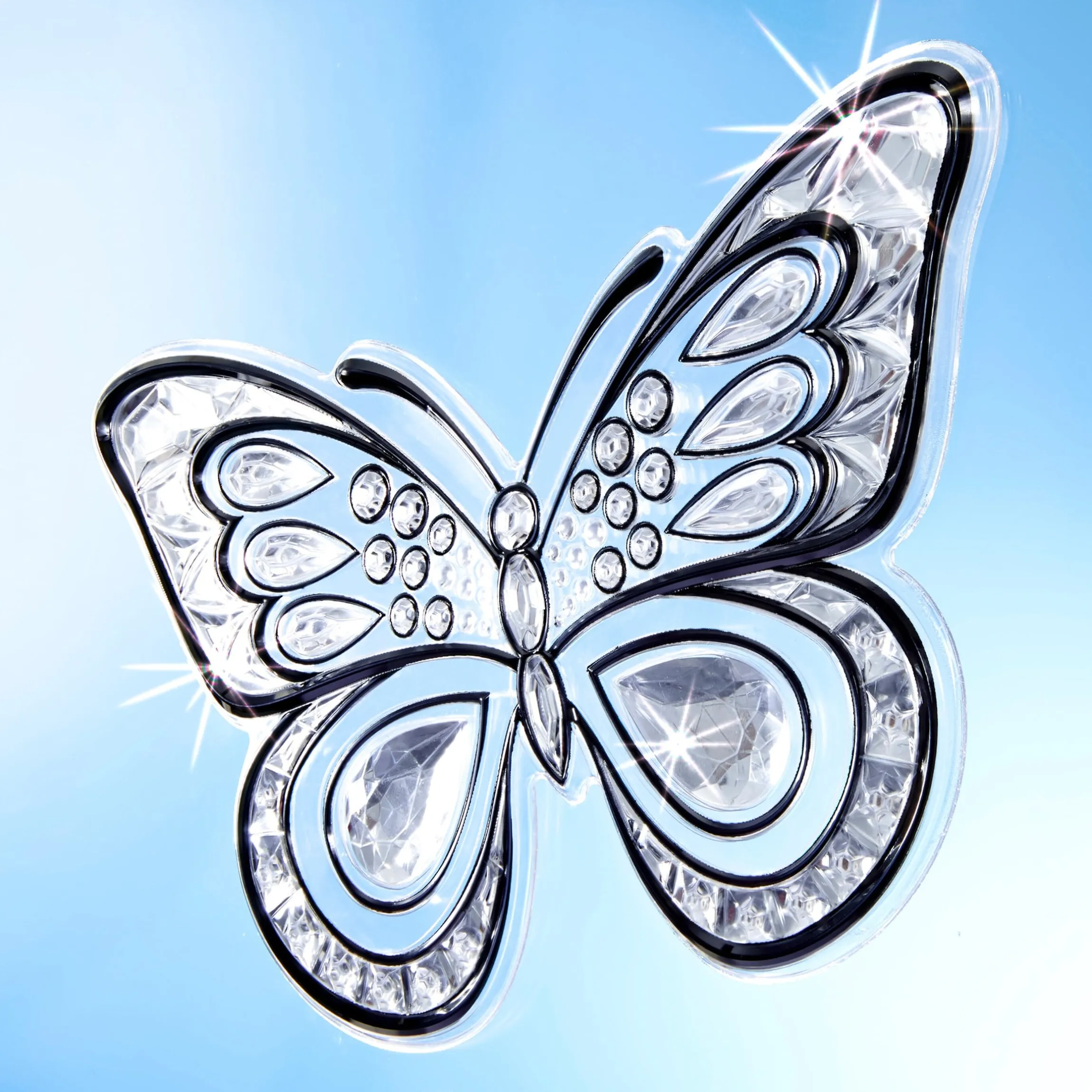 Kristall-Deko "Schmetterling", 7 Stück