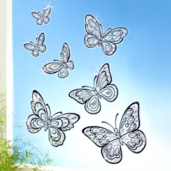 Kristall-Deko "Schmetterling", 7 Stück