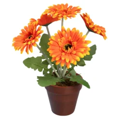 Kunstblume "Gerbera-Topf"