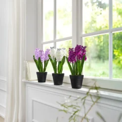 Kunstblume „Hyazinthe“ weiß