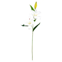 Kunstblume „Lilie“ weiß