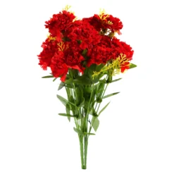 Kunstblumen "Nelken" rot